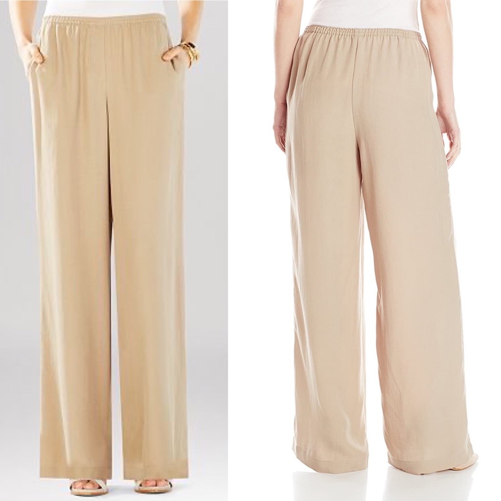 BCBGMAXAZRIA Nalan Wide Leg Pants - Khaki